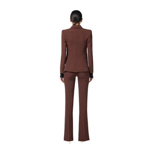 Elisabetta Franchi Tailleur Tailleur Donna un petto svasato 42 - Francavilla Moda
